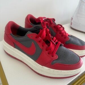 Nike Kids Red and Black Sneakers